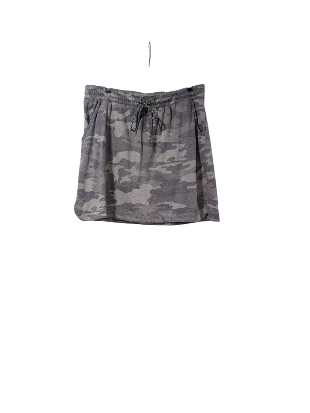 Maurices Camo French Terry Adjustable Drawstring Grunge Punk Skirt Sz 1X